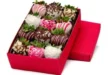 Chocolate covered strawberries box