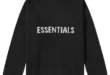 essentials black sweatshirts