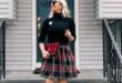 short tartan skirts