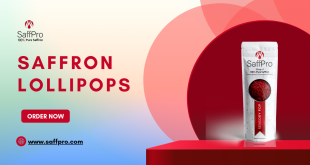 Saffron-Lollipops