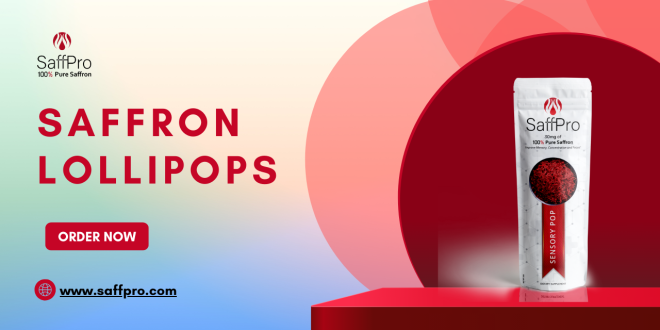 Saffron-Lollipops