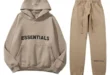 Brown Essentials Tracksuit